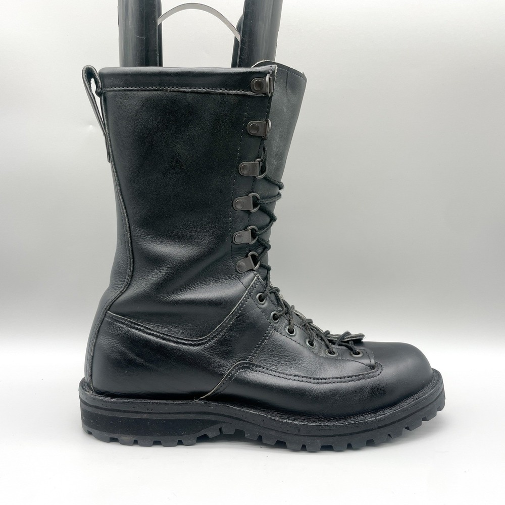 Danner Mens 9 Fort Lewis 10" Tactical Boots Black Leather Gore-Tex Rugged USA